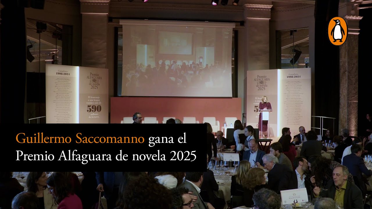 Guillermo Saccomanno, Premio Alfaguara de novela 2025 | CEREMONIA COMPLETA