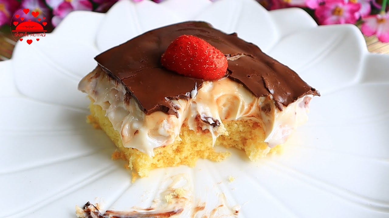🍓 Büyük Borcamda Çok Kolay Çilekli Pasta Tarifi