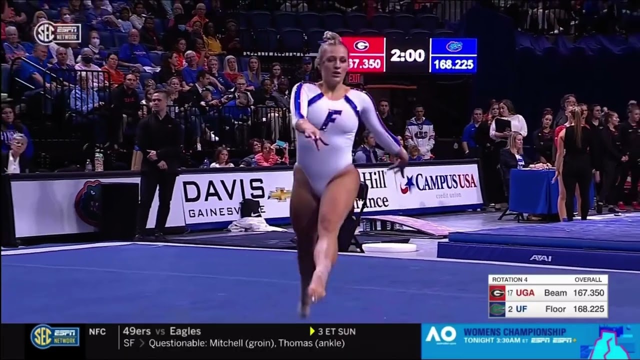 Rachel Baumann Floor Florida vs Georgia 2023 9.875