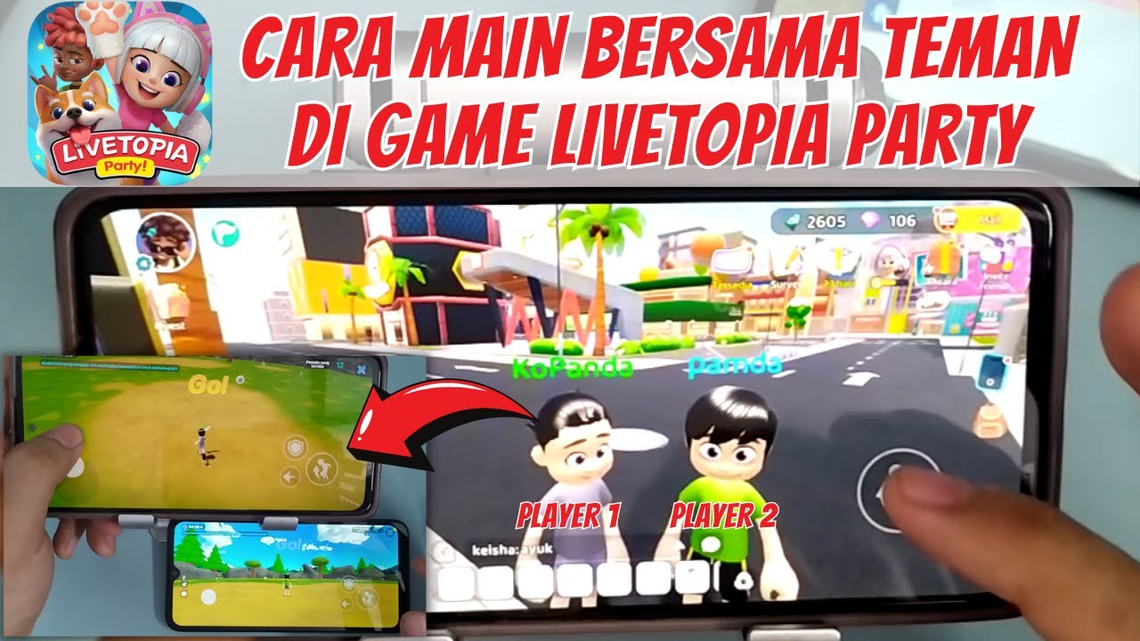 CARA MABAR MAIN BARENG TEMAN LIVETOPIA PARTY TERBARU KO TUTORIAL