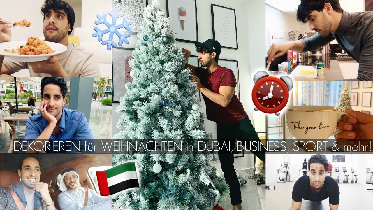 Mein NEUES LEBEN in DUBAI: DEKORIEREN für WEIHNACHTEN,  BUSINESS, ALLTAG & mehr! | Sami Slimani
