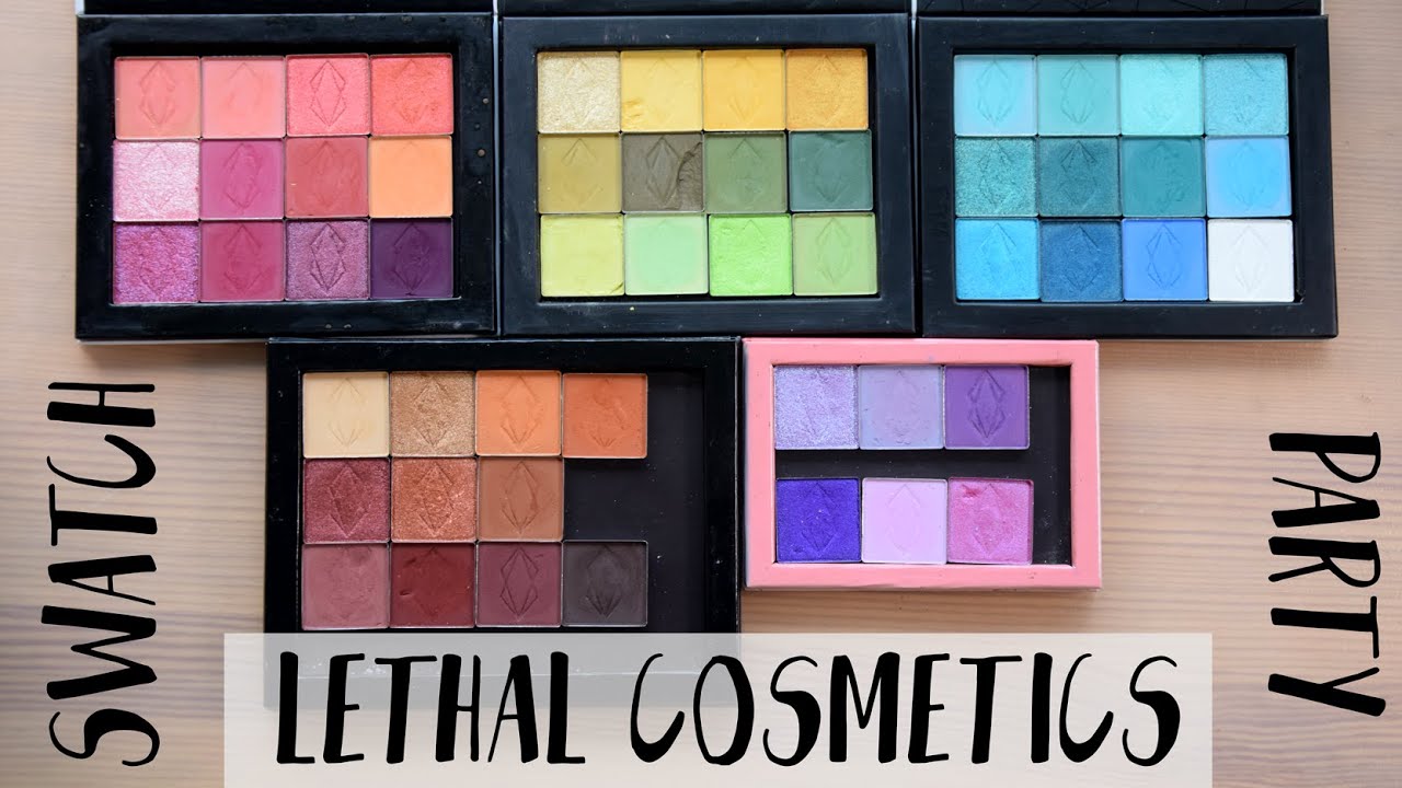 Lethal Cosmetics swatch party
