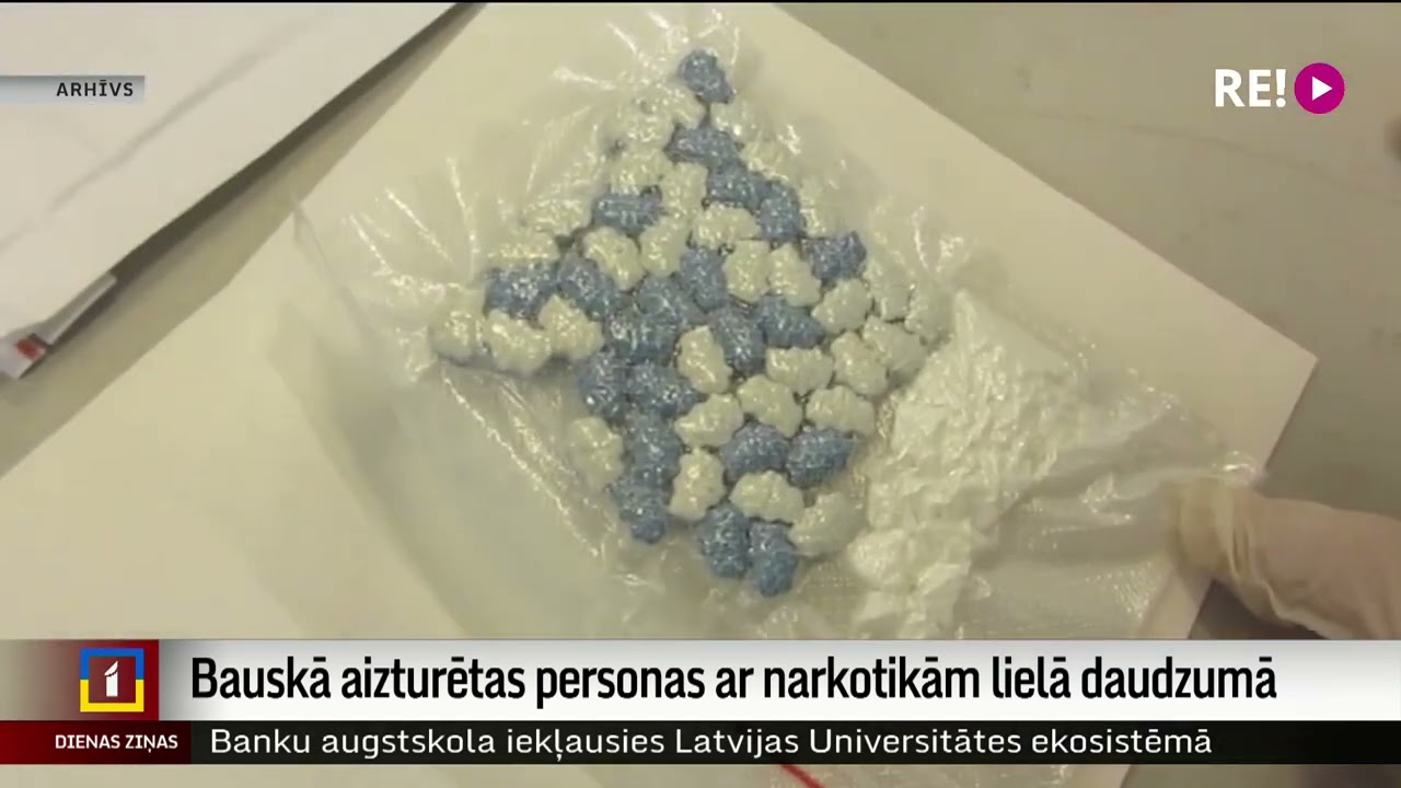 Bauskā aizturētas personas ar narkotikām lielā daudzumā