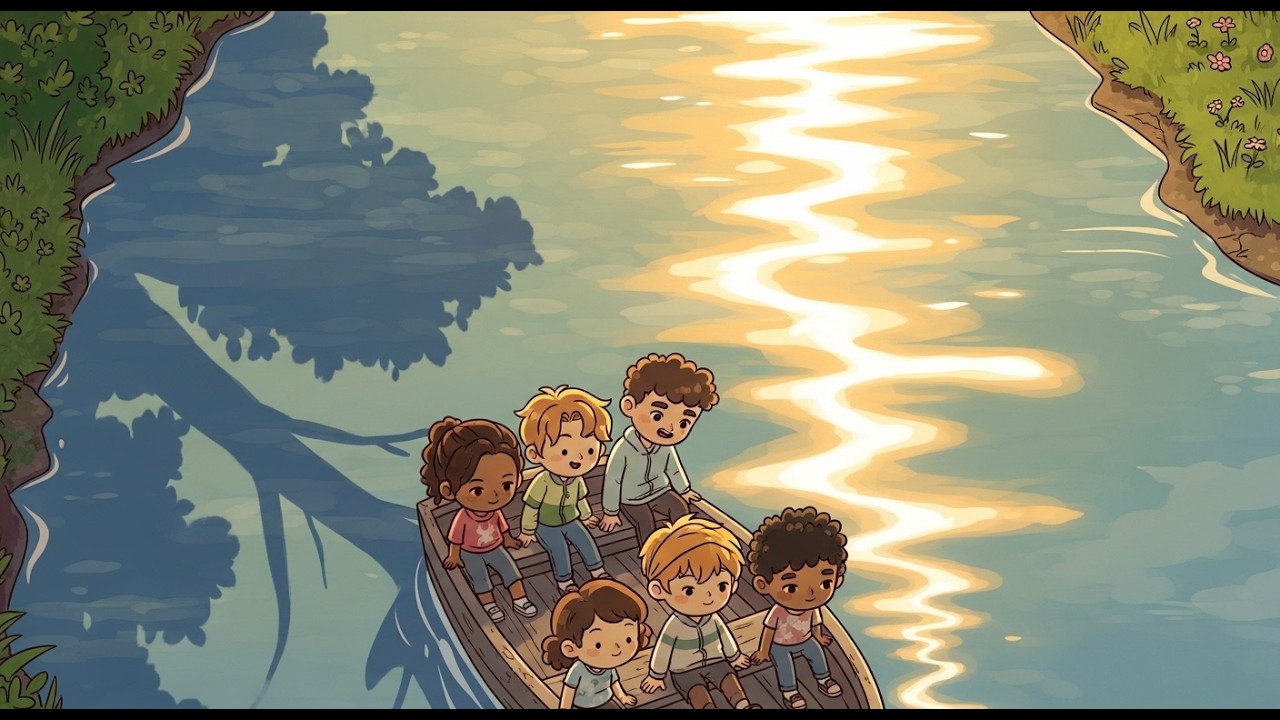 Little River Boat Ride | Gentle Kids Song | Preschool Sing Along