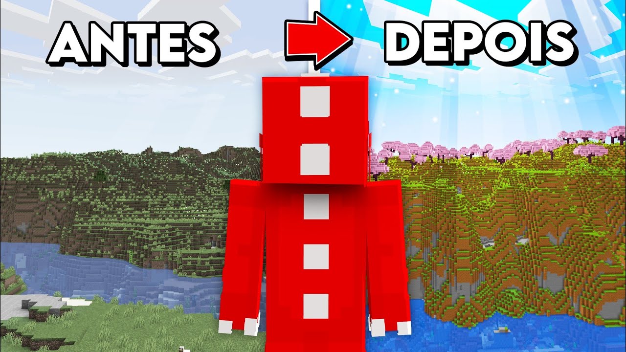 COMO TROQUEI UM BIOMA INTEIRO NO MINECRAFT - All the Mods 10