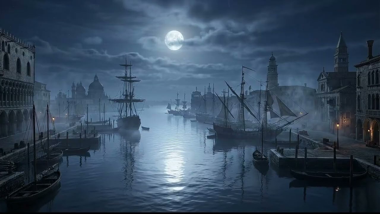 Rain Over the Port of Buenos Aires, 1700s | Historical Ambience for Sleep, Study, Focus