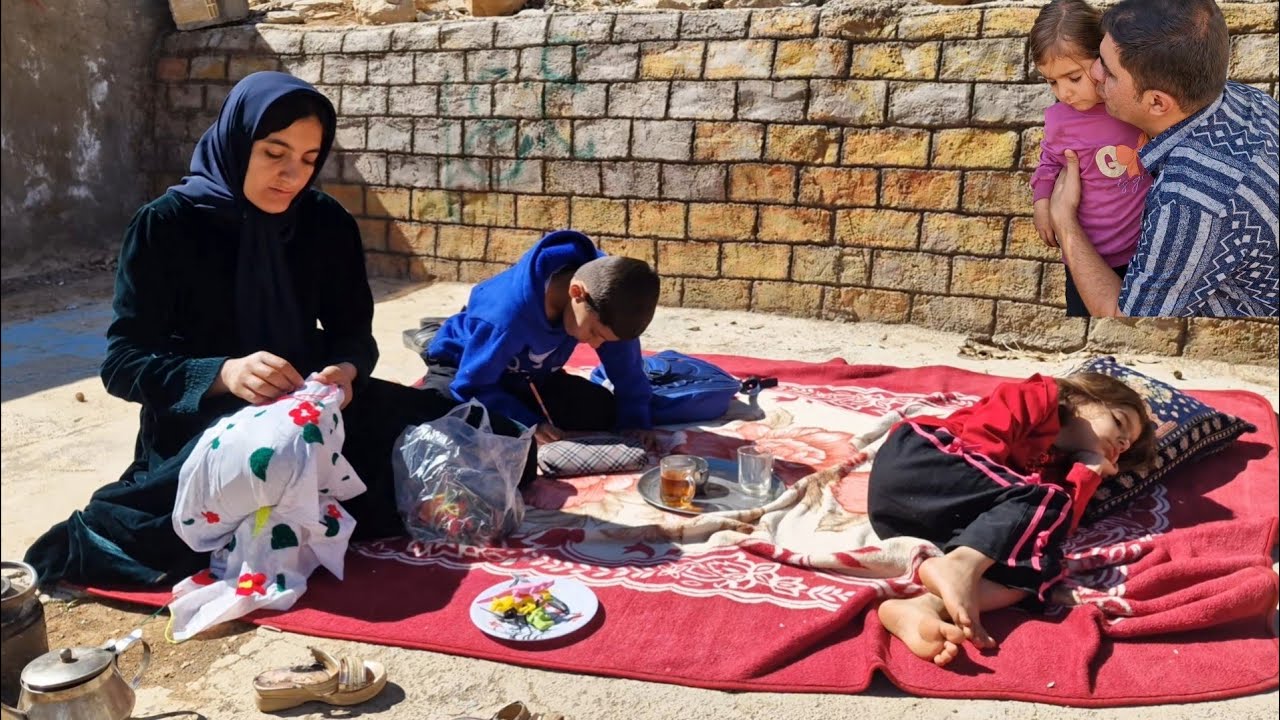 The father was imprisoned... How does this mother survive in the mountains with two children?