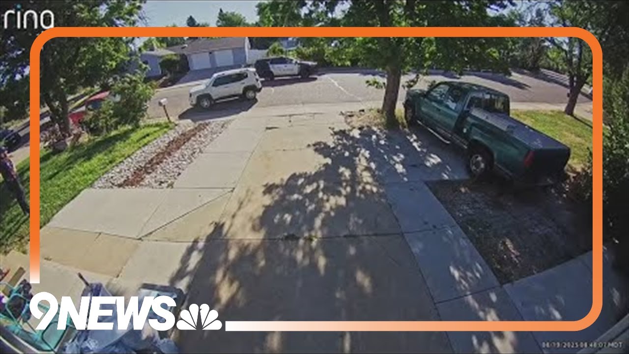Video captures man stealing Aurora police car