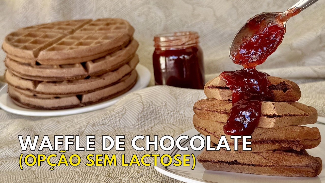 Waffle de Chocolate Perfeito! (Receita Fácil que Dá Certo)