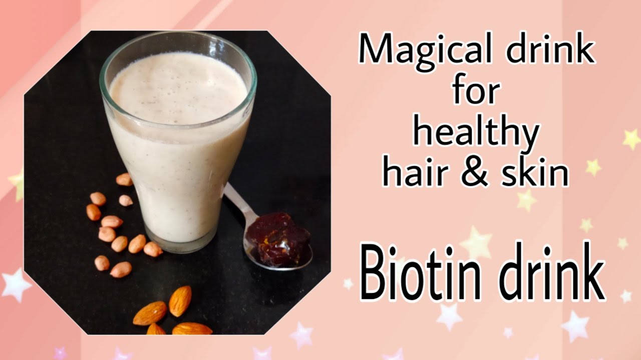 Biotin Shake | biotin drink for healthy hair and glowing skin | biotin drink recipe | smoothie