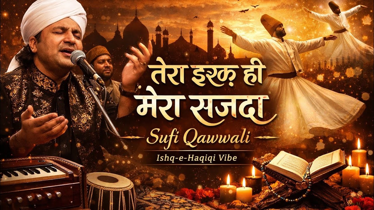 Tera Ishq Hi Mera Sajda | Powerful Sufi Qawwali | Ishq-e-Haqiqi Kalam Spiritual Soulful Music 