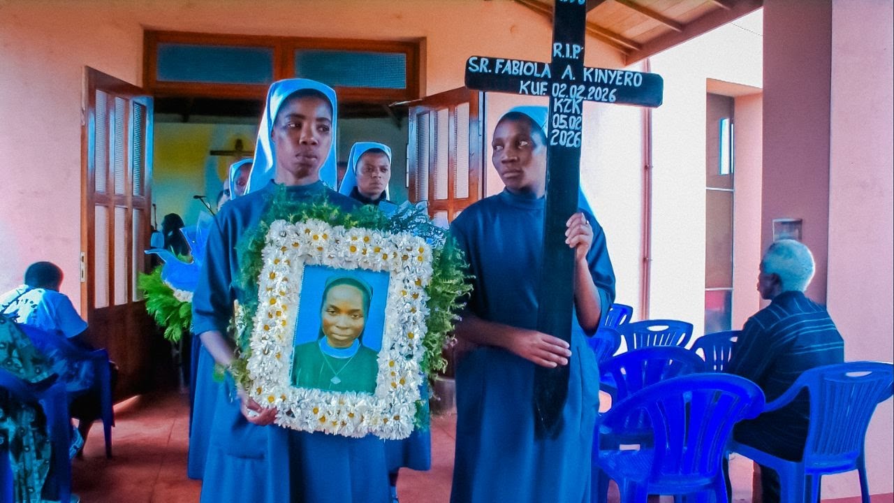 MISA TAKATIFU KUUAGA MWILI WA SISTA FABIOLA KINYERO WA SHIRIKA LA MT. VINCENT MBINGA.