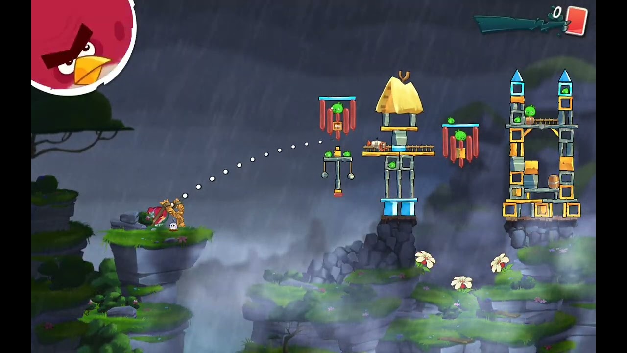 Angry birds 2. Паника короля свиней , босс в долине гейзеров !