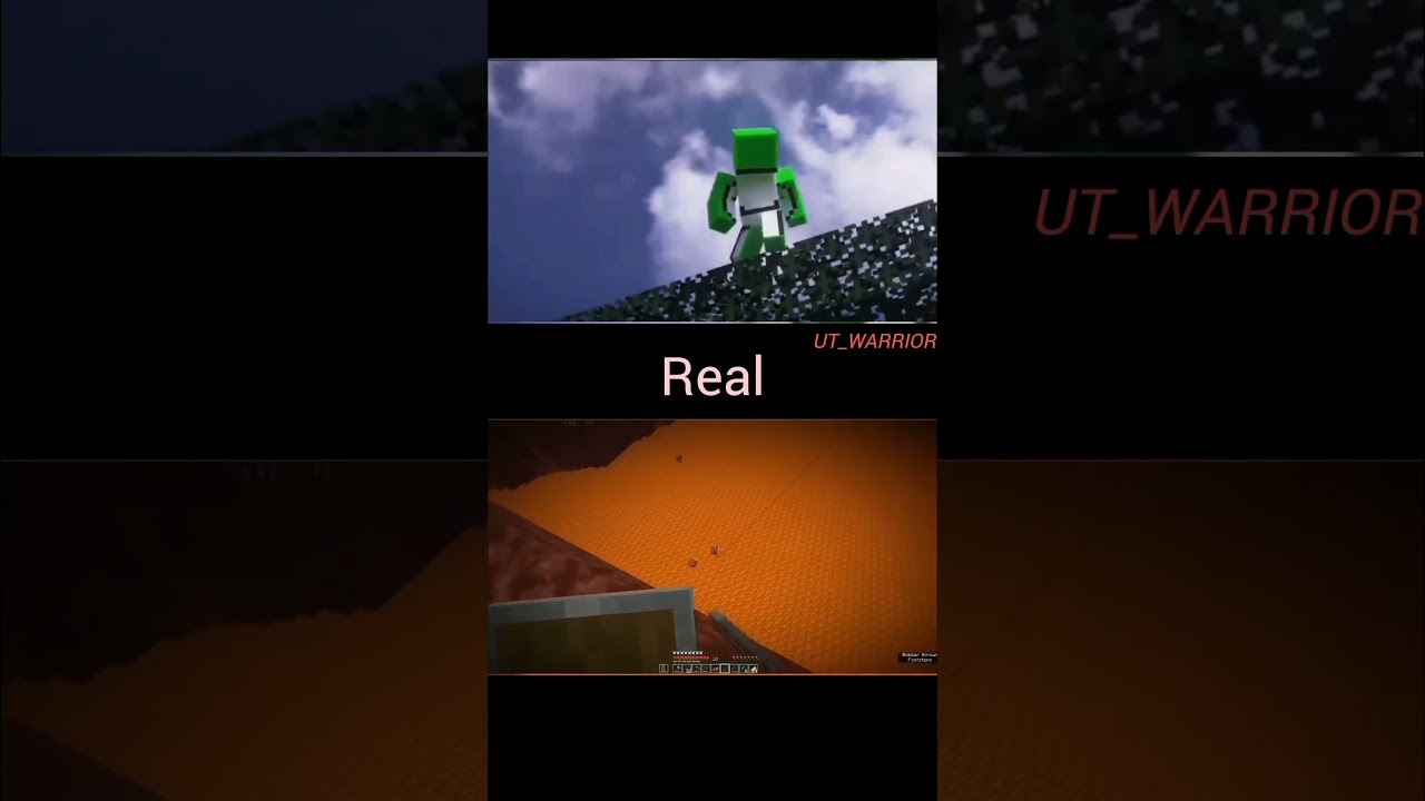 Minecraft Dream vs Animation parkour🥵🤯 #minecraft #parkour #dream #animation