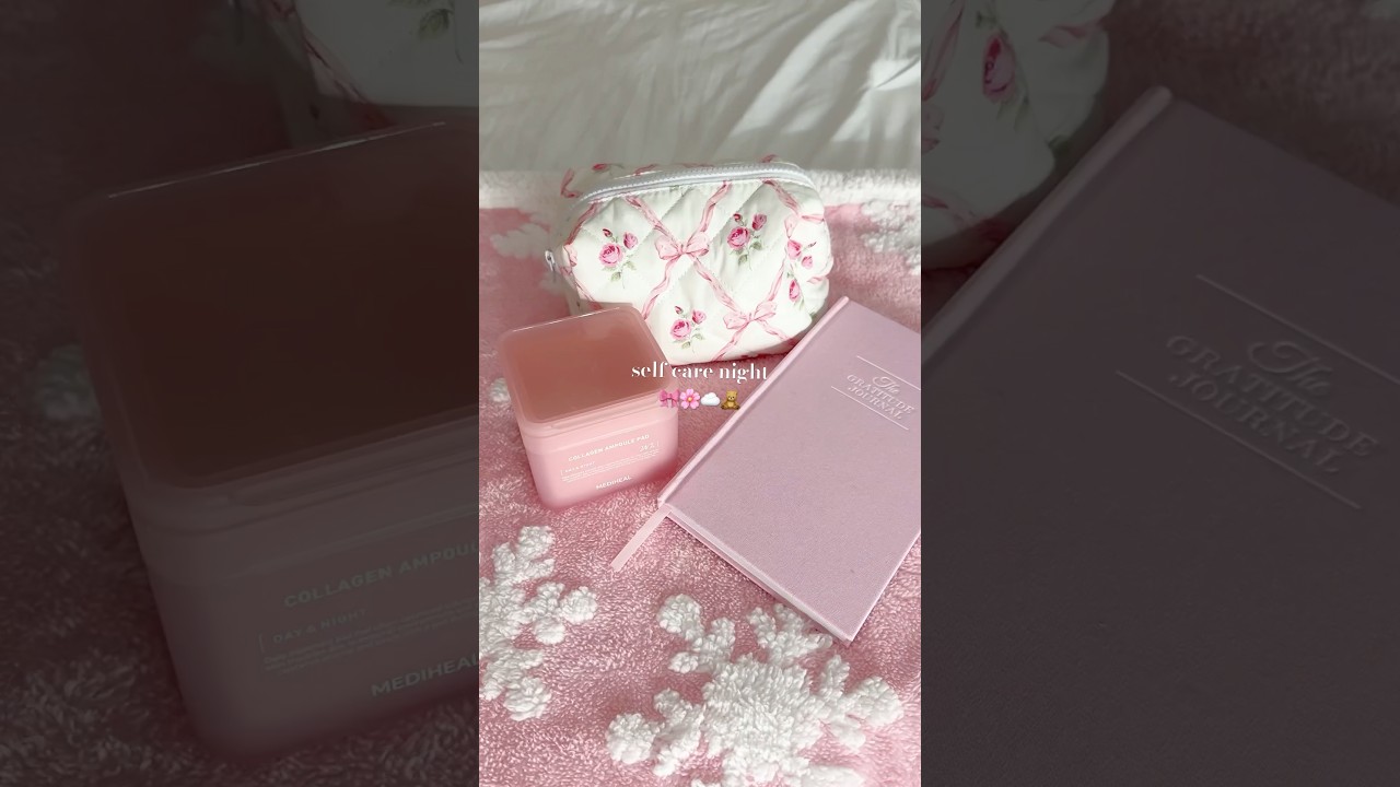 self care night routine 💝 #aesthetic #nightroutine #selfcare #girlythings