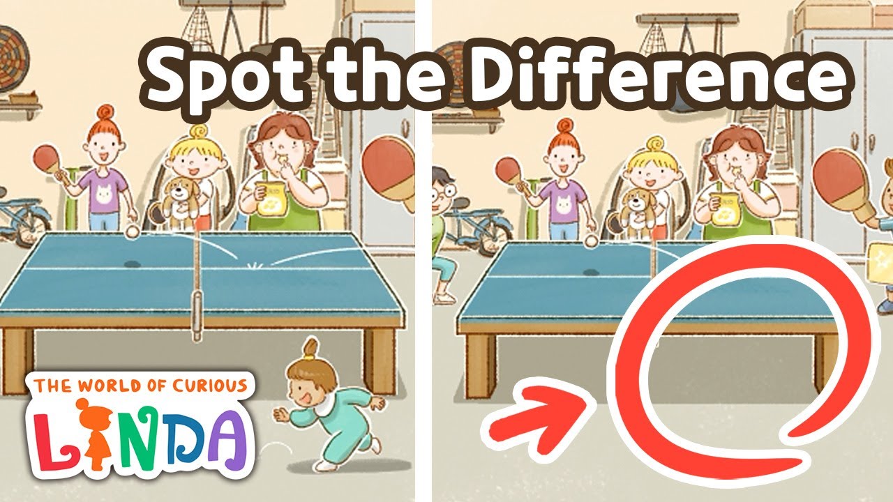 Spot the Difference 🔎 | Level: EASY | Table Tennis | #findthedifferences