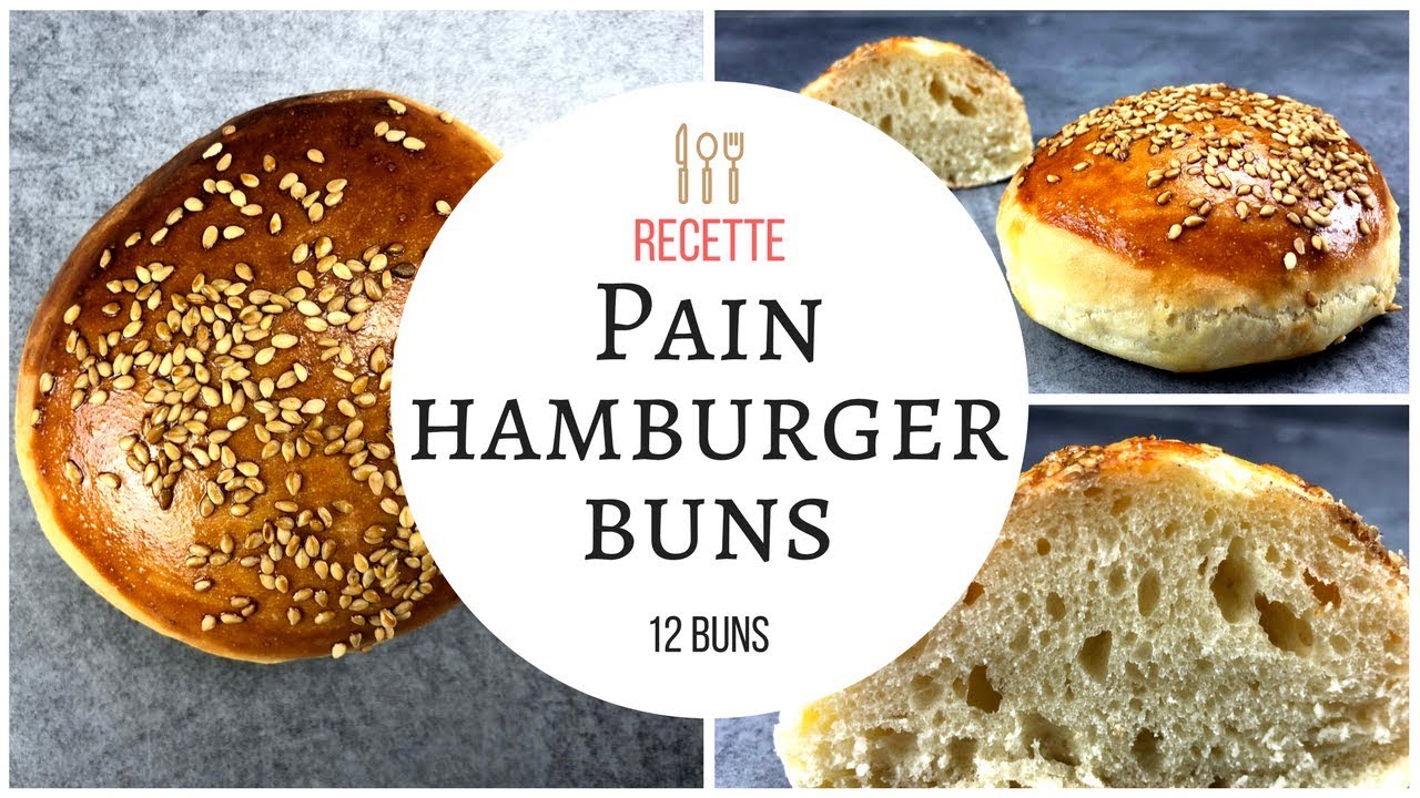 Recette Pain hamburger Buns au Cook Expert de Magimix