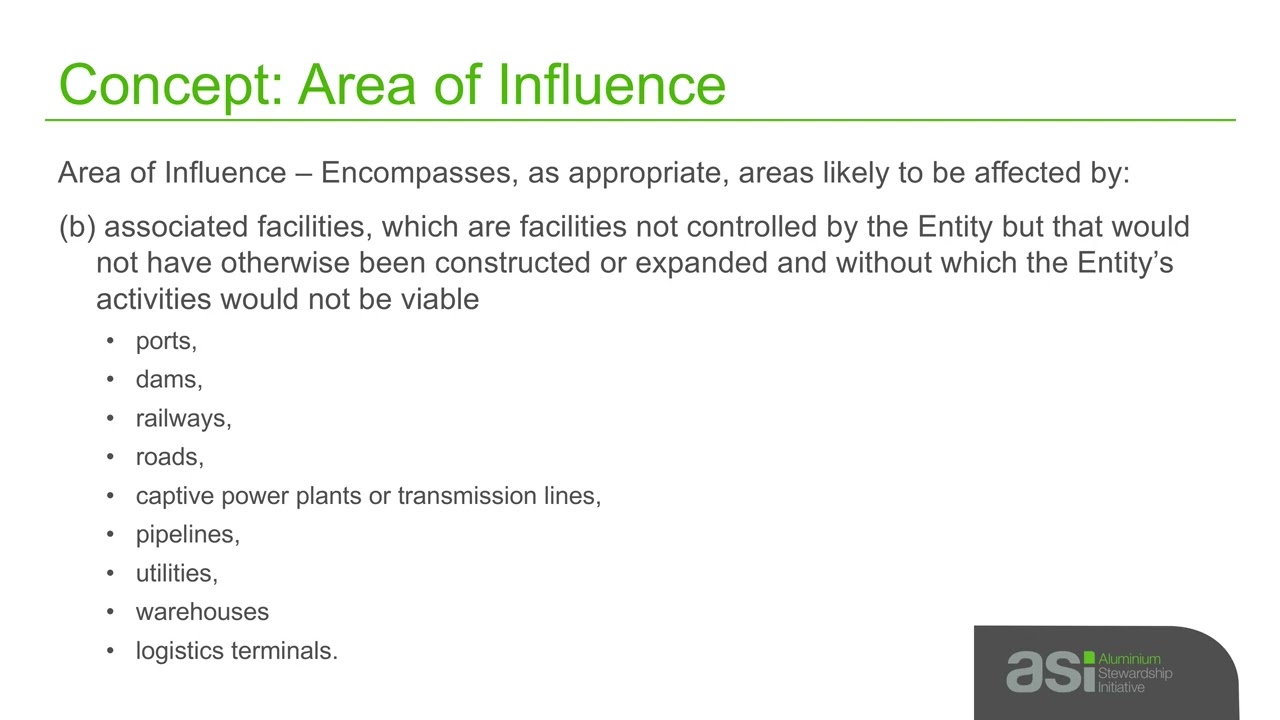 2- The concept of Area of Influence 1