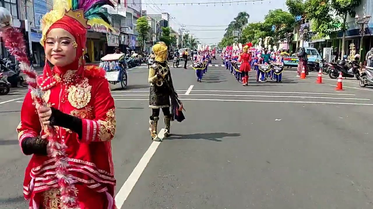D'Mifda Marching Band - Kirab Sambut Ramadhan - FK-MIS Kab Nganjuk
