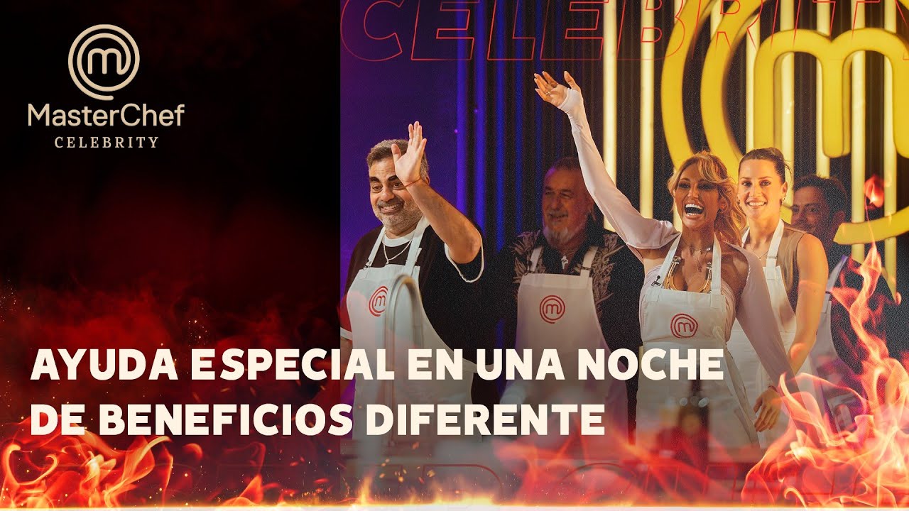 Masterchef Celebrity tuvo una noche de beneficios especial con invitados sorpresa y cambio de roles