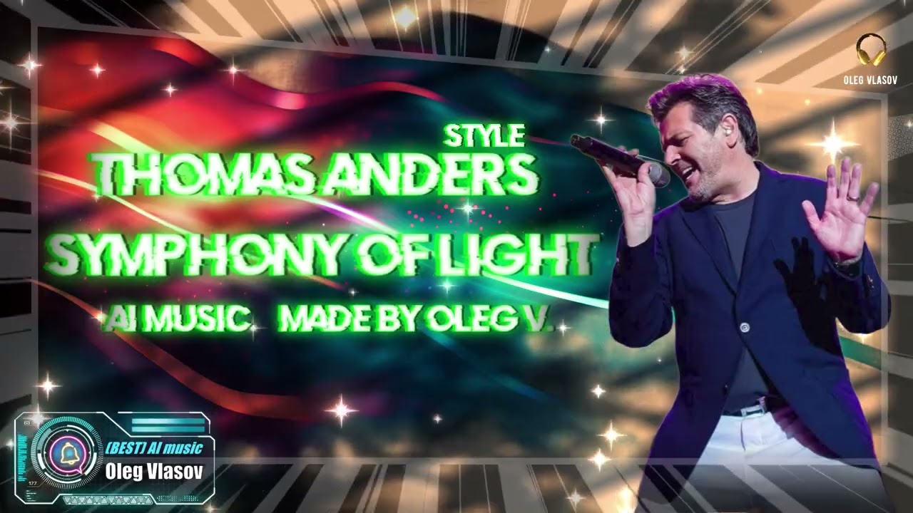 Thomas Anders [ style ] - Symphony of light - 2025  _short ver.   ( AI music _ Made by Oleg V.)