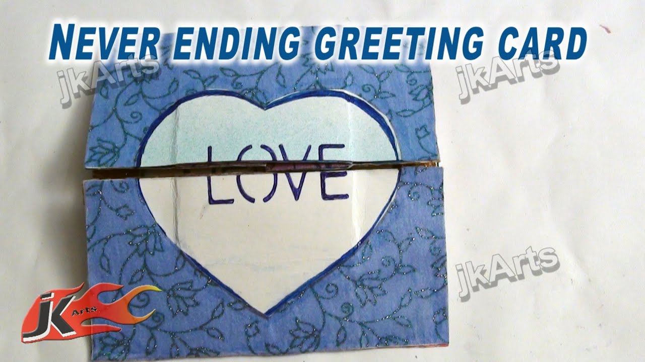 Never Ending Card/Endless Card Tutorial | JK Arts 263
