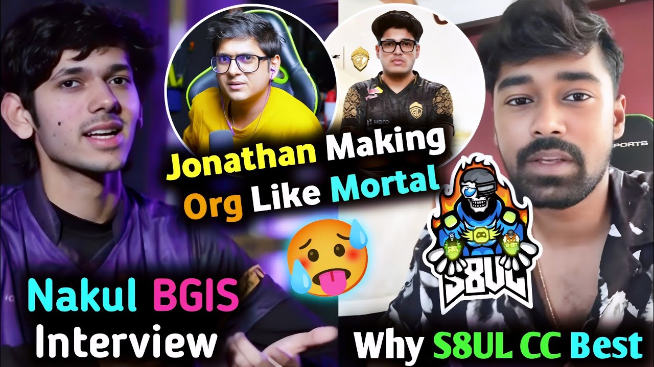Nakul BGIS Interview - Praise SouL Player🔥 Neyoo Reply K9 Shutdown - Why S8UL Best Org? 