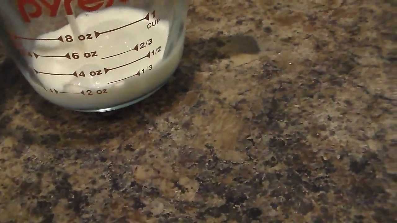 How to make 1% aka Low Fat Milk at home!