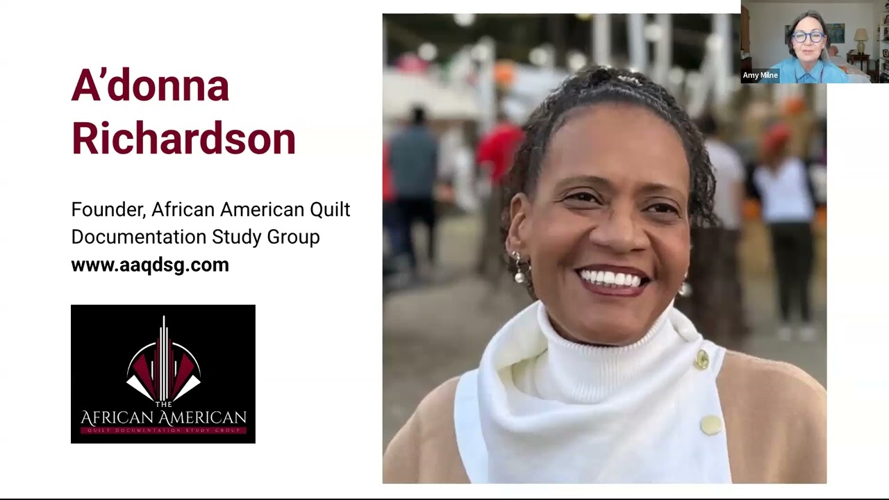 Textile Talks: African American Quilt Guilds: Uncovering Lost History with Quilt Documentation