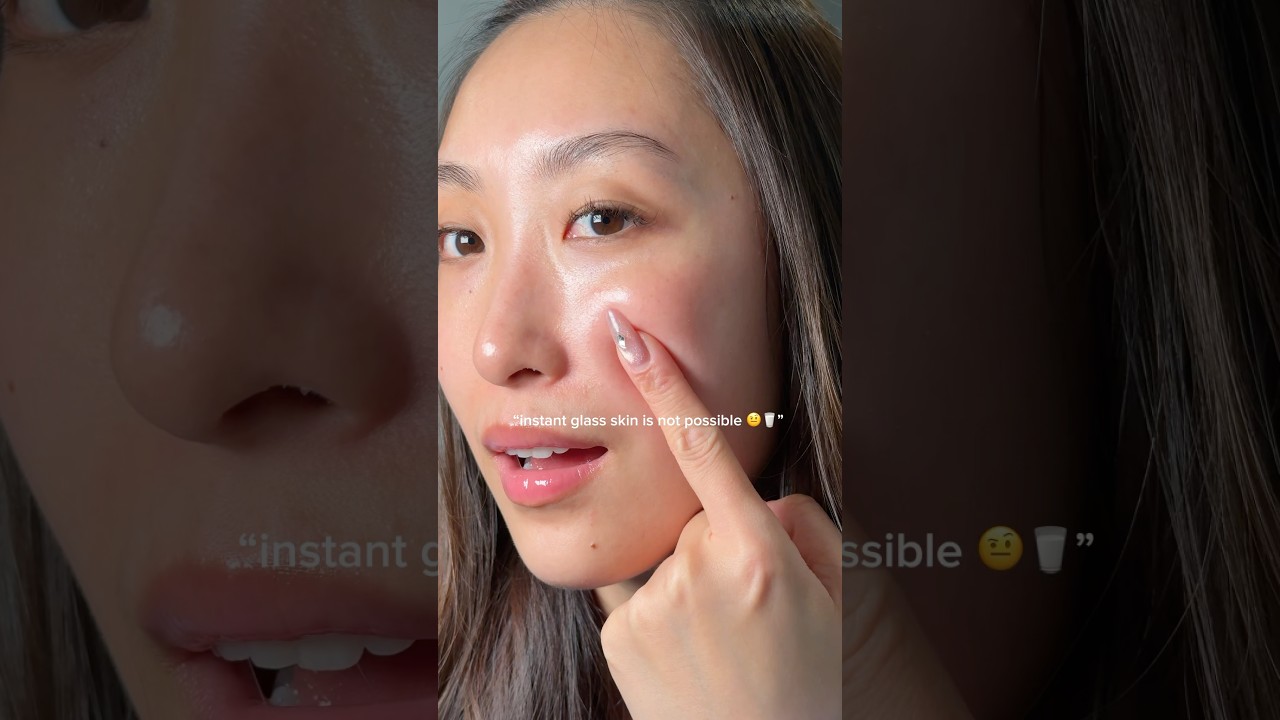 Instant glass skin IS possible 😍✨ #skincareroutine