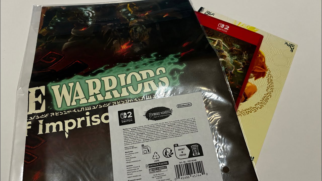Hyrule Warriors: Age of Imprisonment Unboxing + preorder bonus