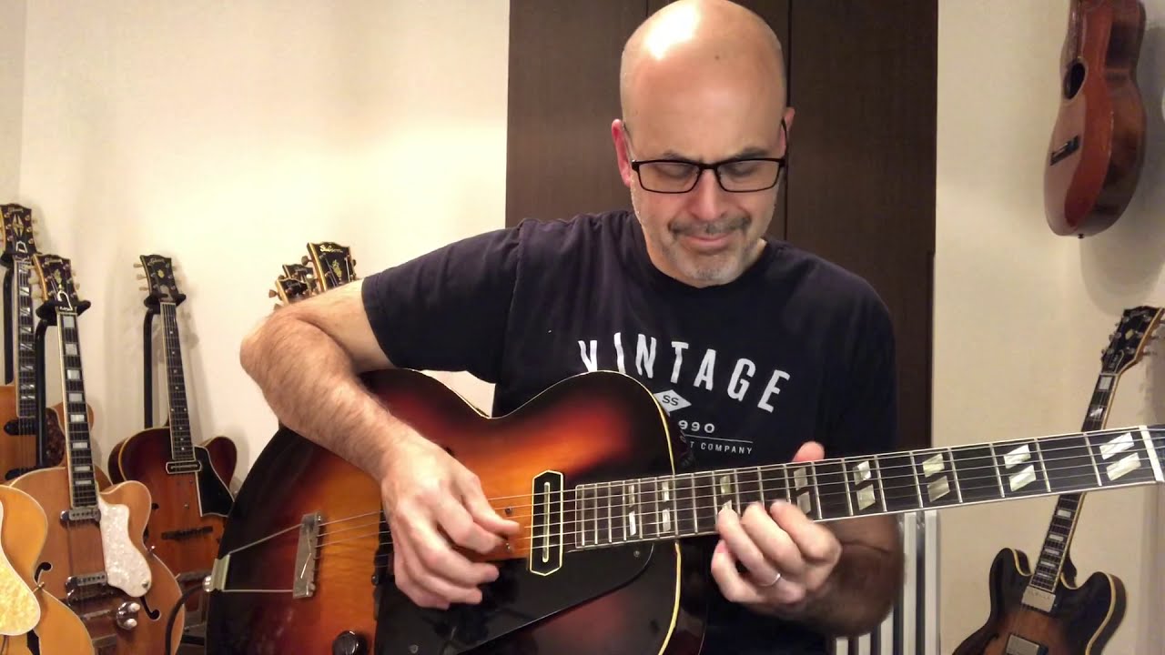Charlie Christian pickup comparison in 3 guitars. Daniel Slaman 220, ES-150, Hank Garland L5.