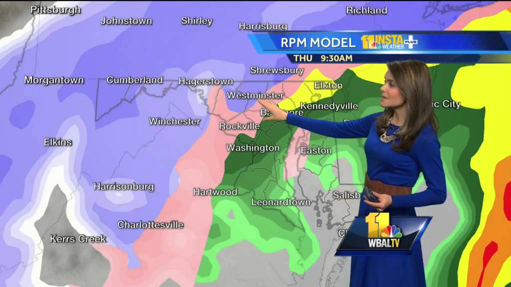 Heavy, wet snow falling; Rain-sleet mix moving in