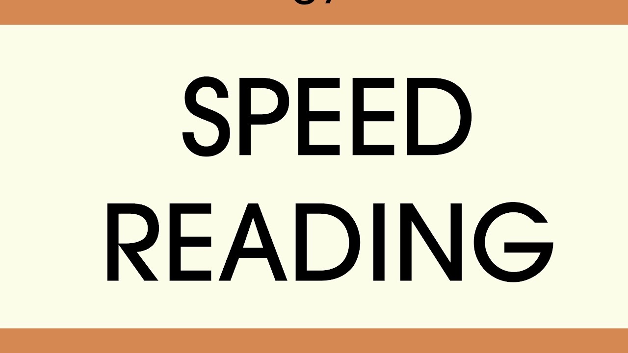 Speed Reading