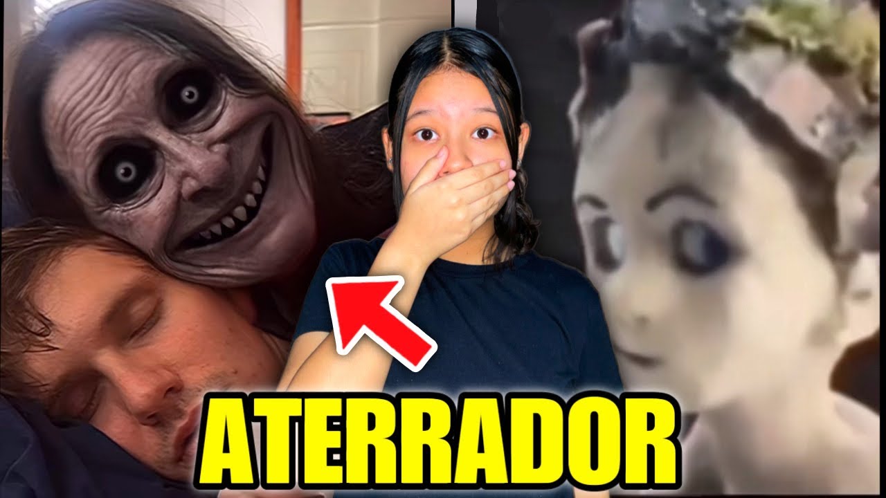 ESTOS TIK TOKS ATERRADORES TE CAUSARÁN PESADILLAS!!😱 REACCIONANDO A TIK TOKS DE TERROR| Regina MH