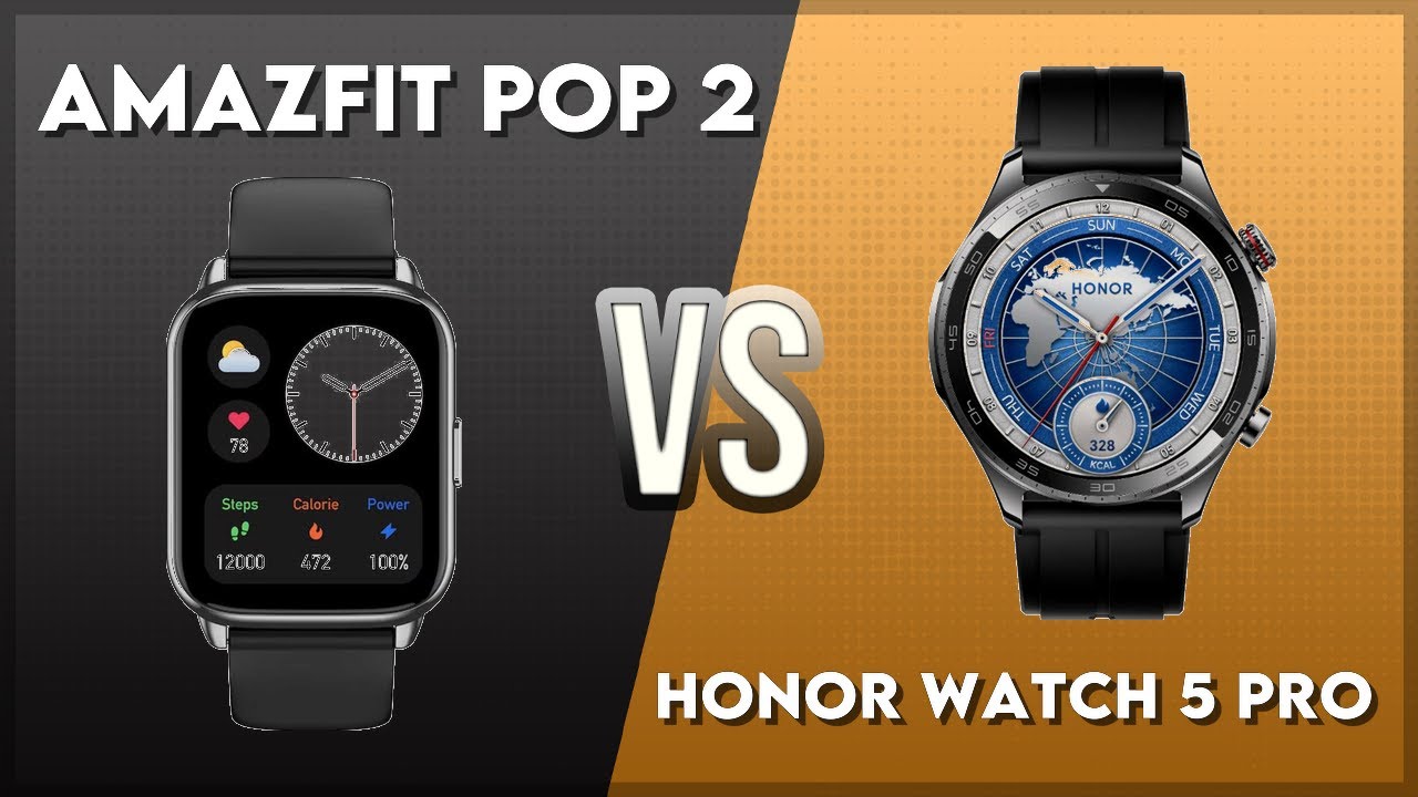 Сравнение Amazfit Pop 2 и Honor Watch 5 Pro
