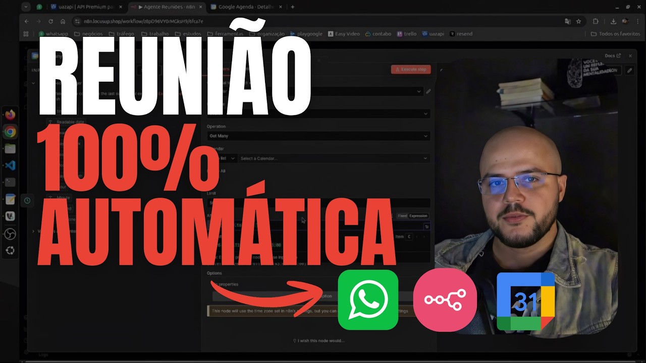 Como Criar um Lembrete Automático no WhatsApp com n8n + Google Calendar