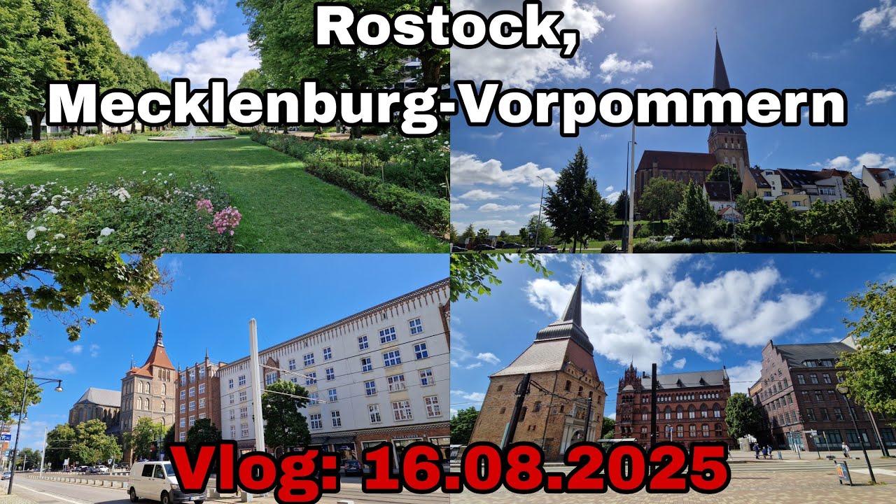 Rostock, Mecklenburg-Vorpommern | Vlog: 16.08.2025
