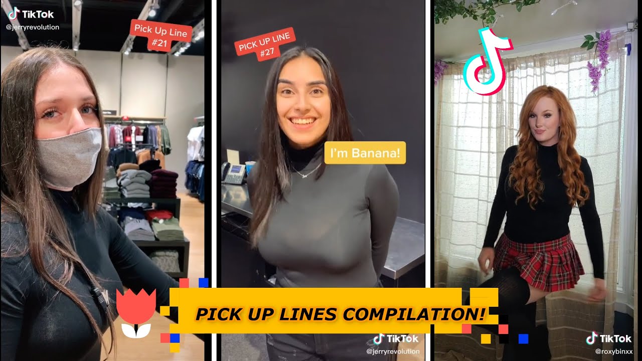 PICKUP LINES 👉👈  TikTok COMPILATION!