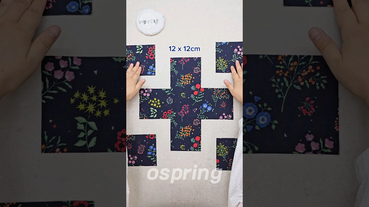 [DIY] Fabric Basket 🎁 Sewing Tips 패브릭 바구니 만들기