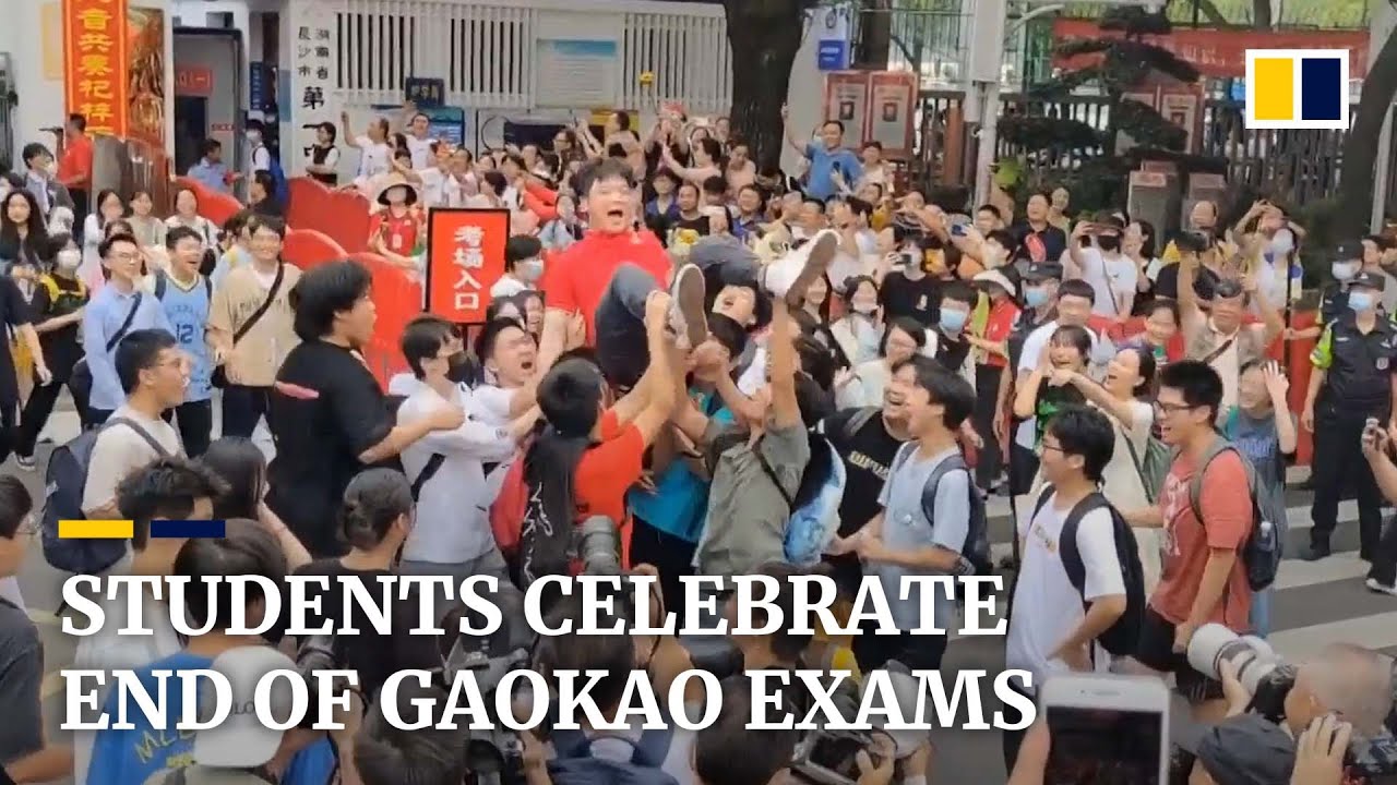 Relief for Chinese students at end of high-stakes &lsquo;gaokao&rsquo; college entrance exams