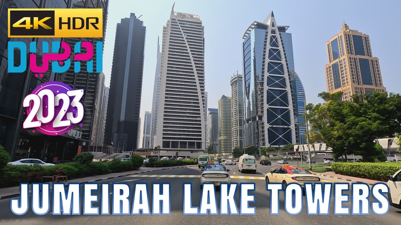Dubai 🇦🇪 Jumeirah Lake Towers Driving Tour - Amazing JLT Skyscrapers (September 2023)