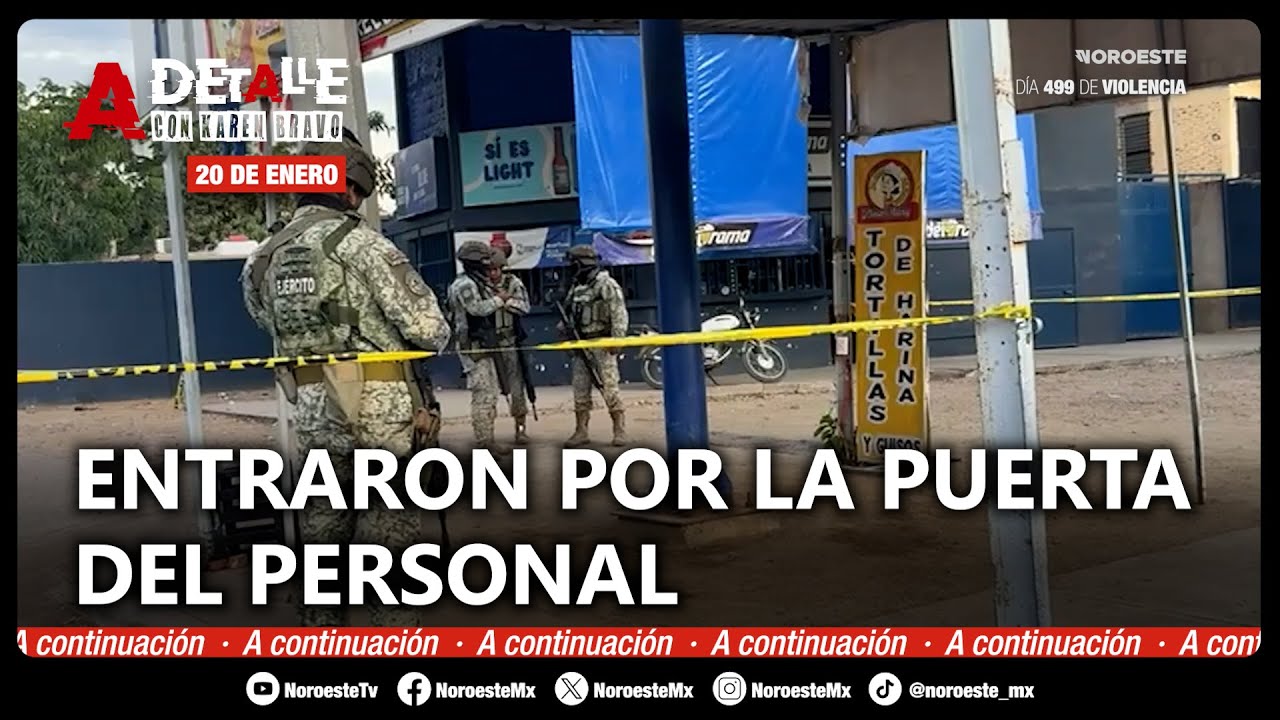 🔴 ATAQUES EN CULIACÁN | Privan de la vida a tres personas y revientan una casa | A Detalle 20 de ene