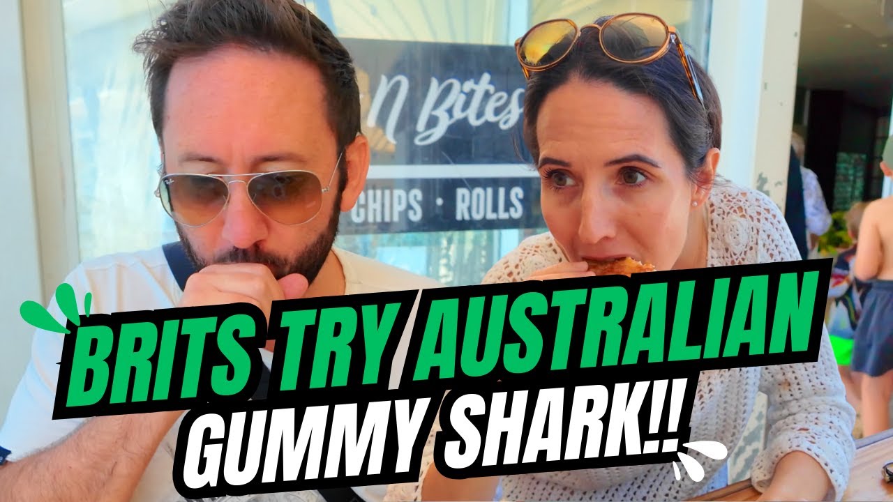 BRITS try FLAKE (Gummy Shark) FOR THE FIRST TIME!!!