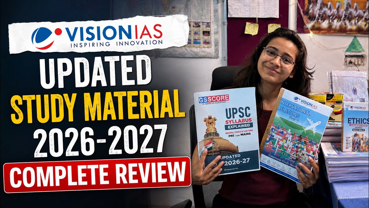 Vision IAS Study Material 2026 | Updated Notes Review | UPSC Preparation 2027
