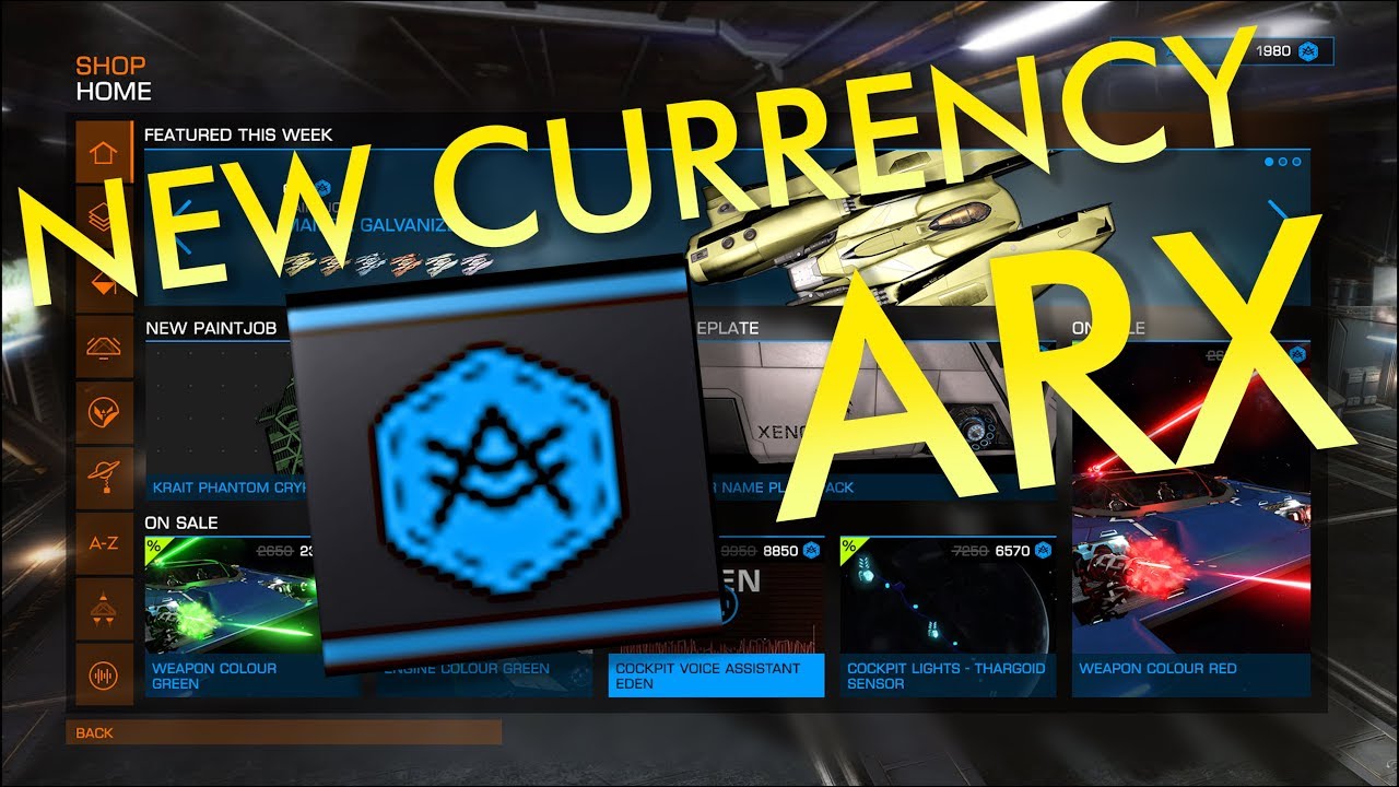 New In-Game Currency ARX : How it works | Elite Dangerous