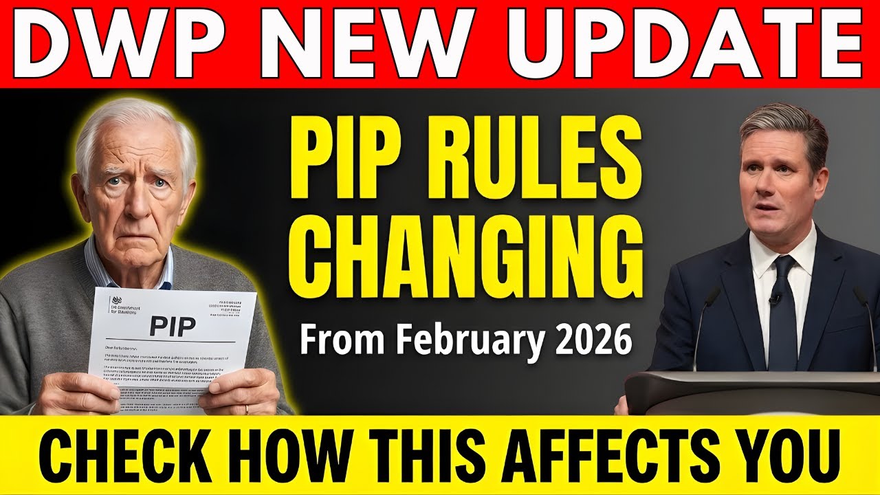 🚨 DWP Confirms Major PIP Rule Changes Starting February 2026
