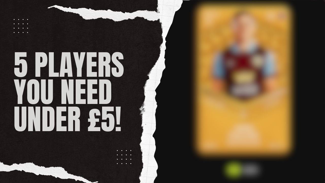 Top 5 players YOU need next season for under &pound;5! | Sorare Scouting!