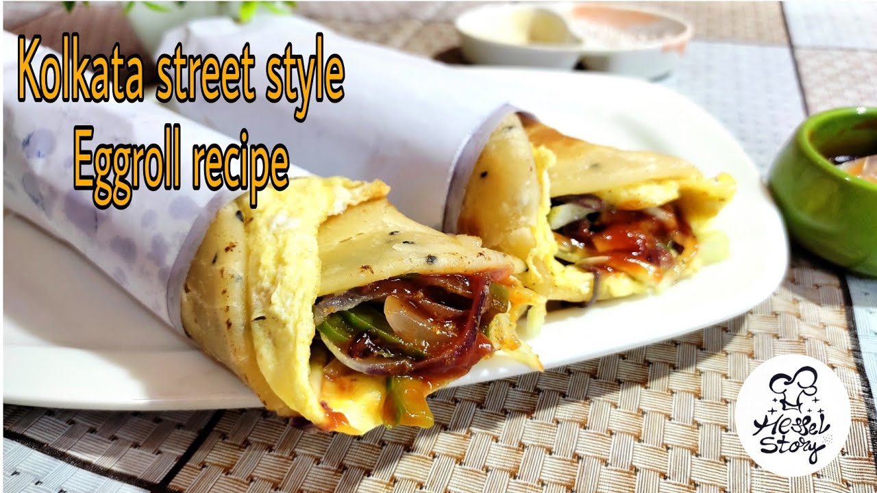 Kolkata street style eggroll recipe in bengali ||