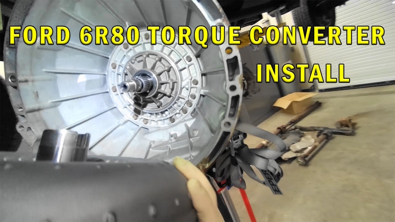 Установка гидротрансформатора Ford 6R80